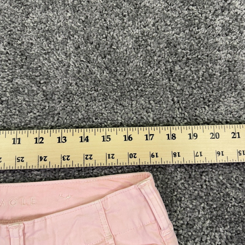 American Eagle Shorts Mens 34 Pink Classic Chino Next Level Flex Casual Summer - Picture 3 of 9